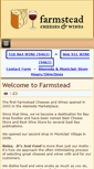 Mobile Screenshot of farmsteadcheesesandwines.com